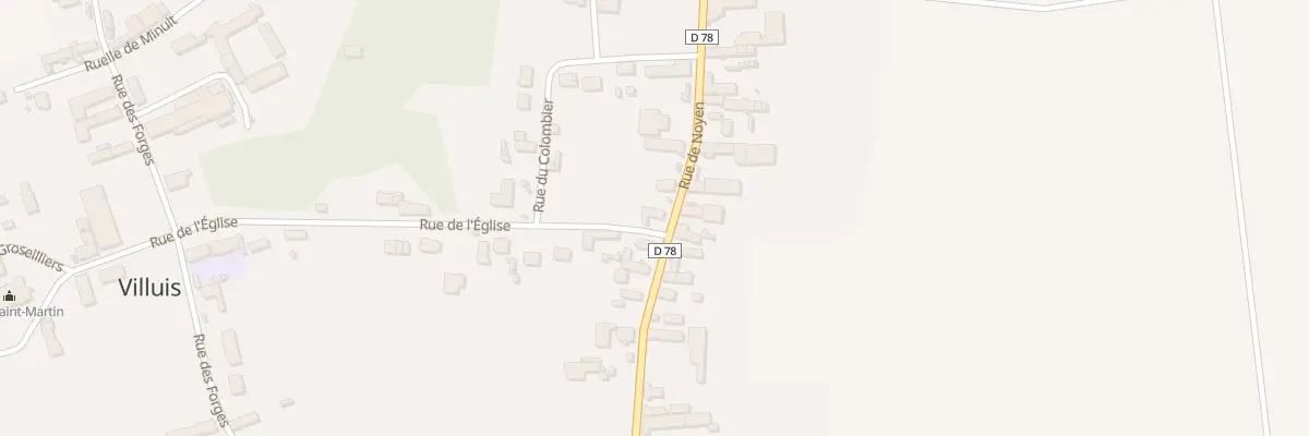 Plan du 29 Rue de Noyen à Villuis