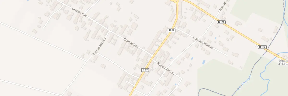 Plan du 2 Gr Grande Rue à Chamvres
