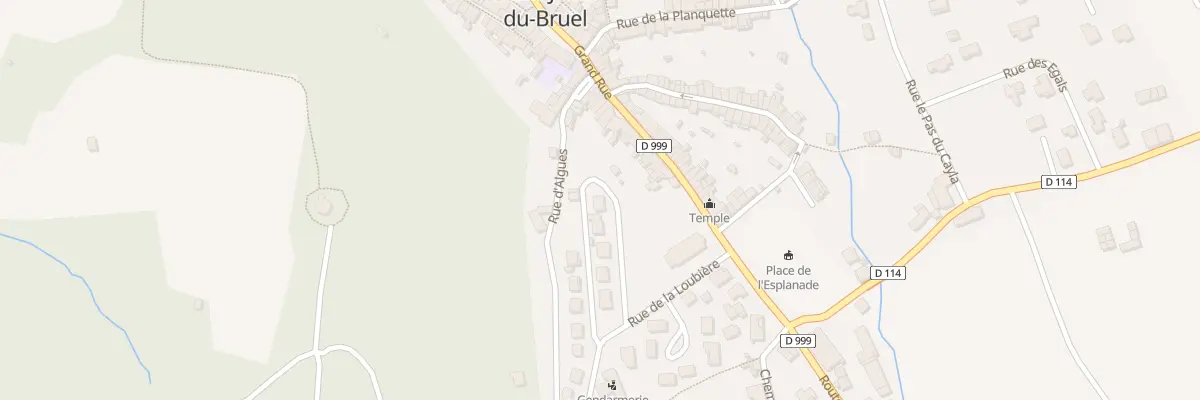 Plan du 5284I Saint Jean du Bruel à Saint-Jean-du-Bruel