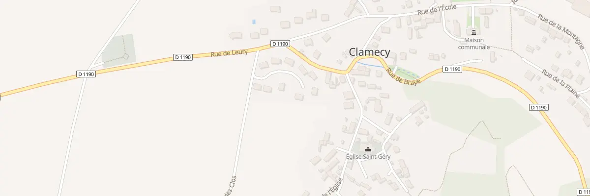 Plan du 8 Rue des Acacias à Clamecy