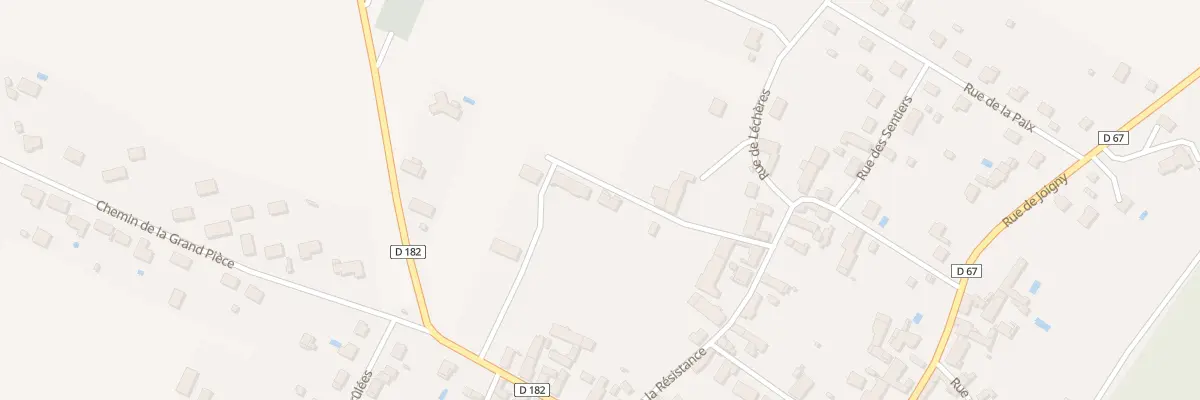 Plan du 8B Rue de la Resistance à Chamvres