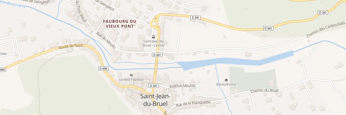 Plan du 5327 Rue des Carbonials à Saint-Jean-du-Bruel