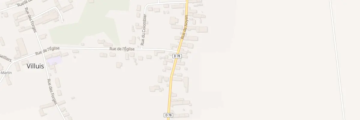 Plan du 36 Rue de Noyen à Villuis