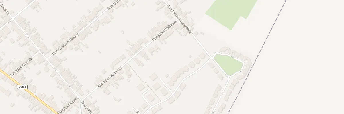 Plan du 38 Rue Jules Védrines à Neuville-sur-Escaut