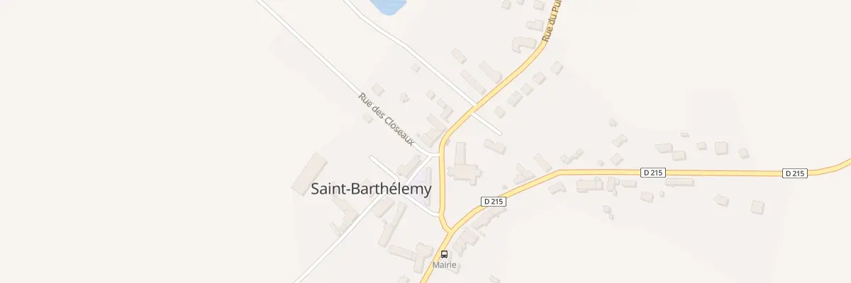 Plan du 1 Rue du Puits à Saint-Barthélemy