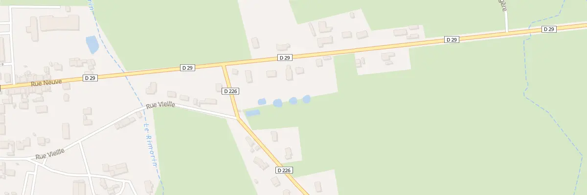 Plan du 2 La Fougere à Dornes