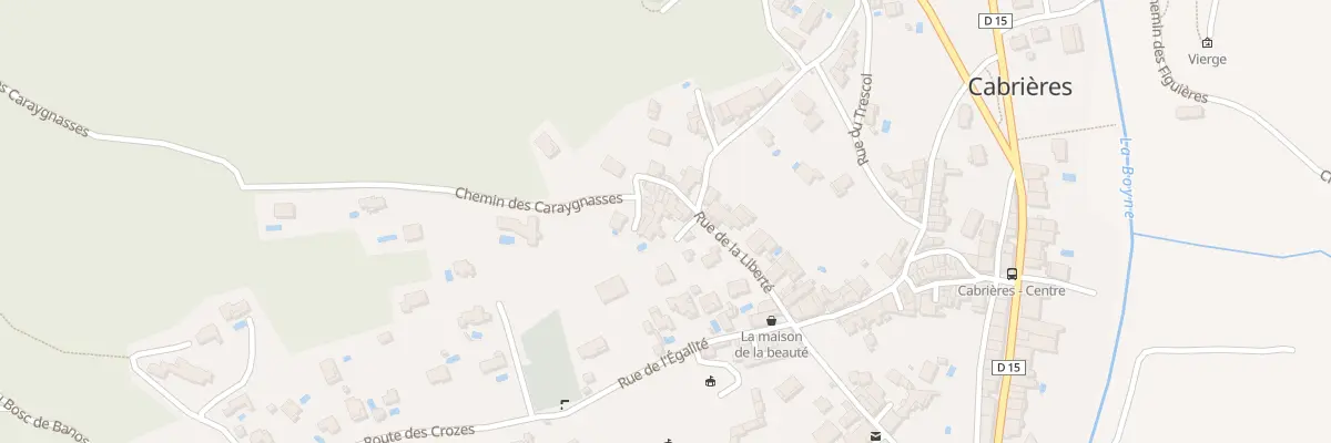 Plan du 6 Imp du Bayle à Cabrières
