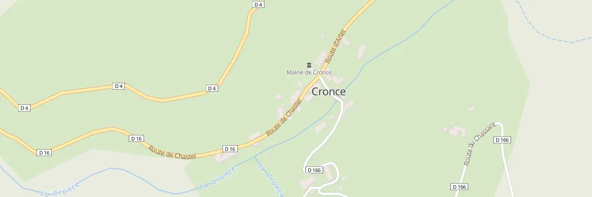 Plan du 5025 Le Bourg à Cronce