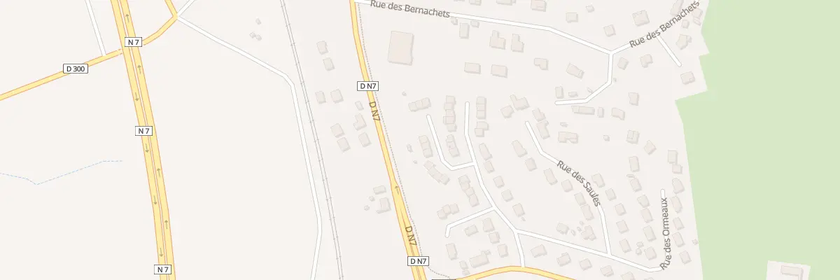 Plan du 13 Rue des Marronniers à Toulon-sur-Allier