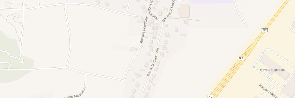 Plan du 538 Rue de la Chaumière à Villeneuve-Saint-Germain