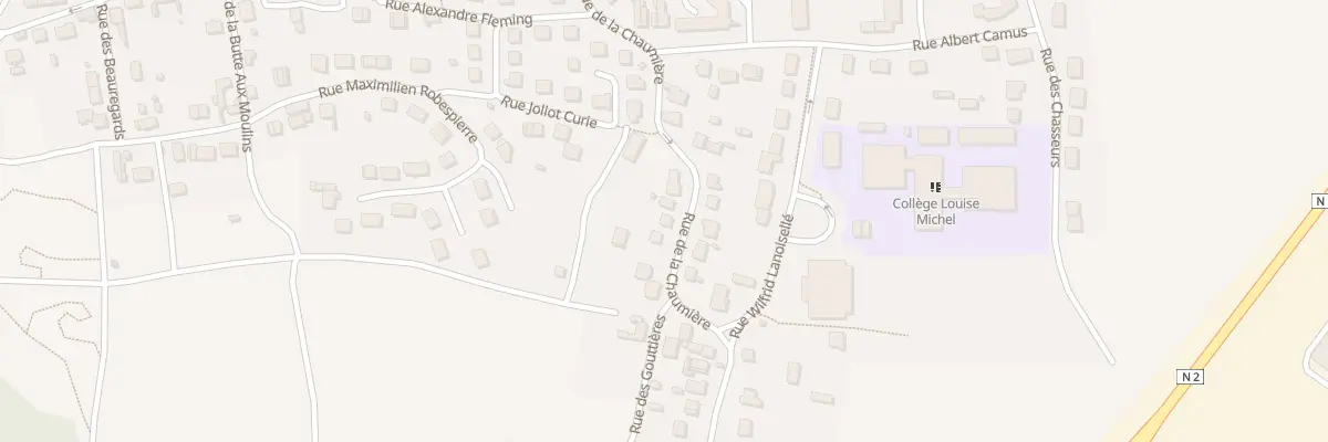Plan du 344 Rue de la Chaumière à Villeneuve-Saint-Germain