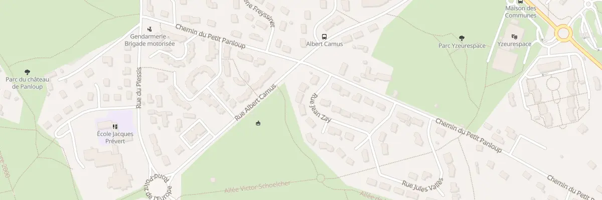 Plan du 4 Rue Jean Zay à Yzeure