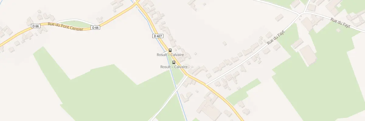 Plan du 1444 Rue du Capitaine Deken à Rosult