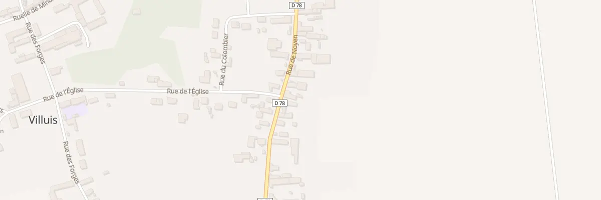 Plan du 34 Rue de Noyen à Villuis