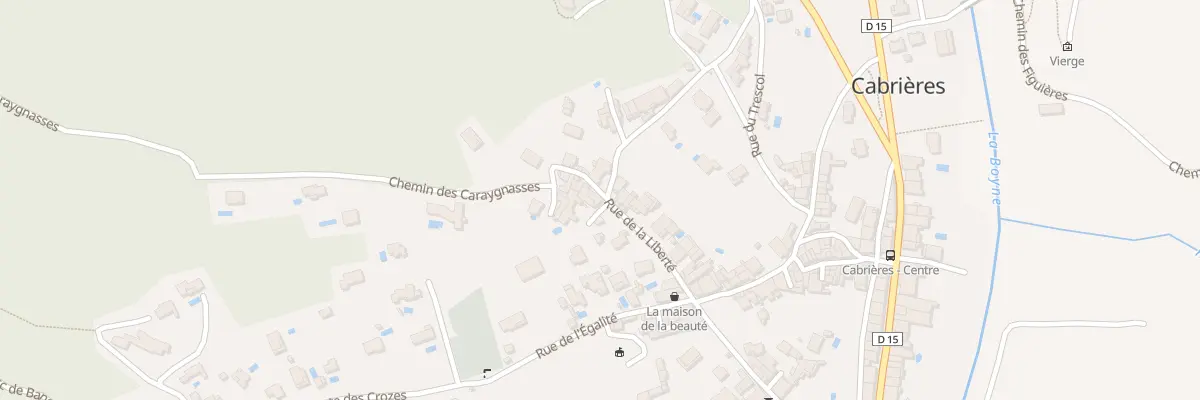 Plan du 2 Imp du Bayle à Cabrières