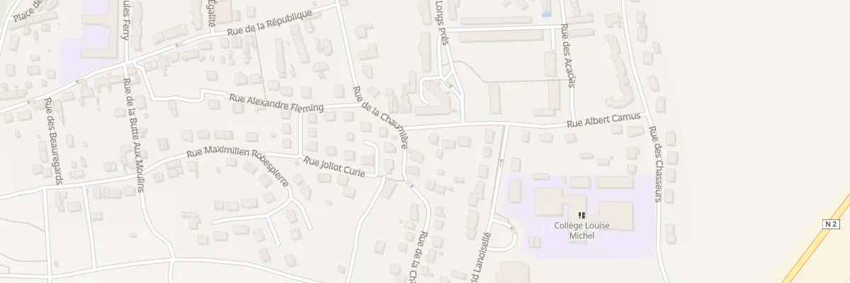 Plan du 223 Rue de la Chaumière à Villeneuve-Saint-Germain