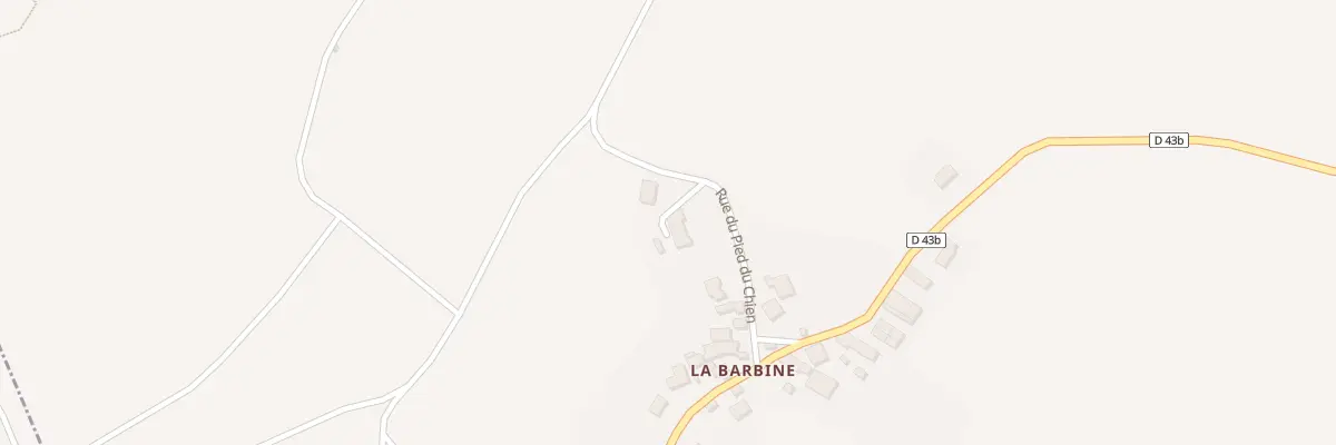 Plan du 5041 La Barbine à Luzillat