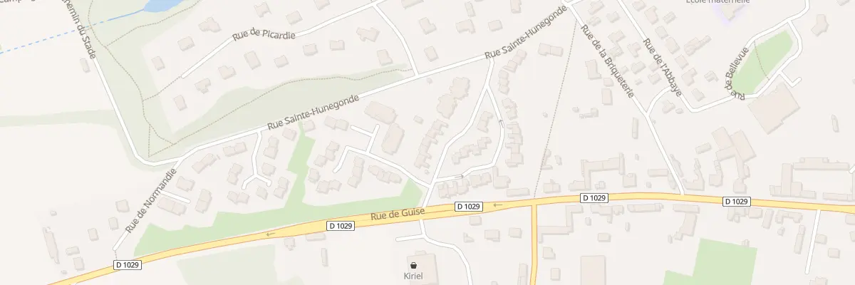 Plan du 10 Rue du Général Debeney à Homblières