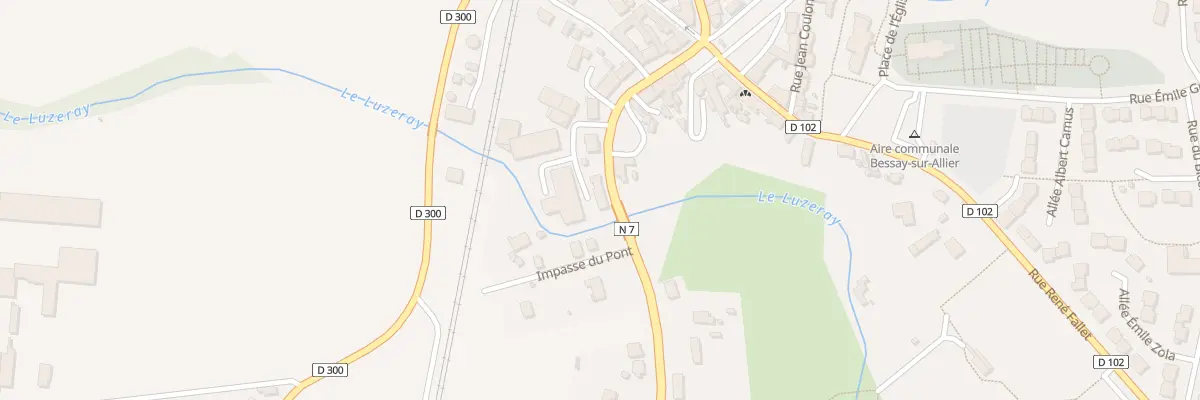 Plan du 20 Rue André Messager à Bessay-sur-Allier