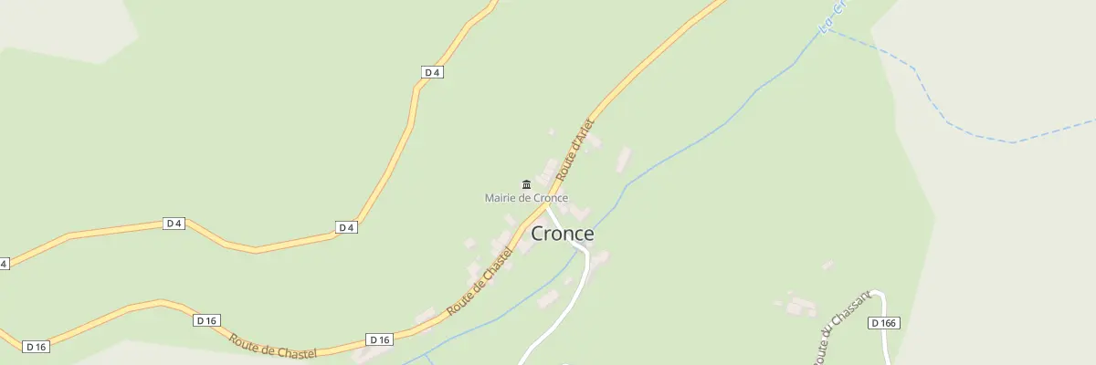 Plan du 5003 Le Bourg à Cronce