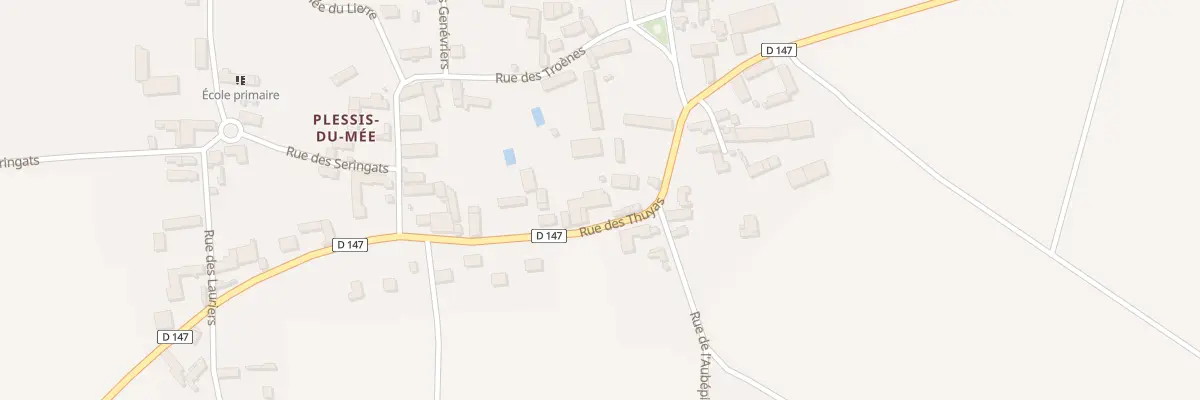 Plan du 18 Rue des Thuyas à Perceneige