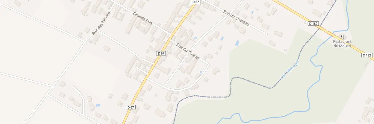 Plan du 3 Rue du Tholon à Chamvres
