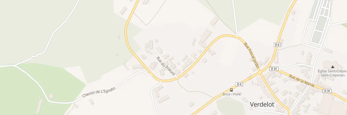 Plan du 8 Rue du Prieuré à Verdelot