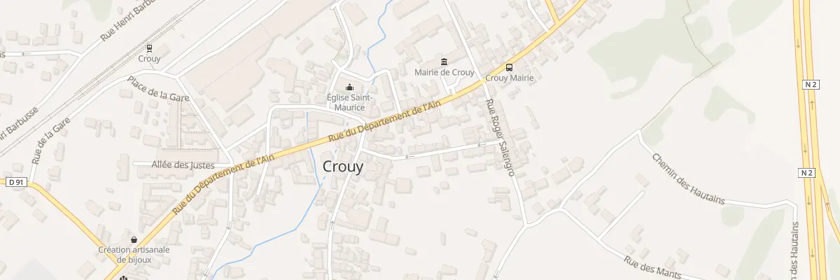 Plan du 5A Rue Victor Hugo à Crouy