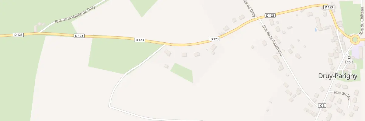 Plan du 11 Rte de Béard à Druy-Parigny