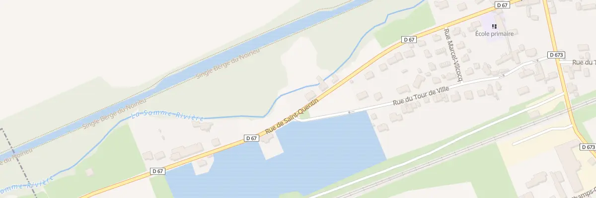 Plan du 1050 Rue de St Quentin à Essigny-le-Petit