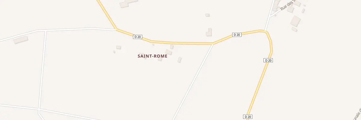 Plan du 15 Rte de Saint-Rome à Champs