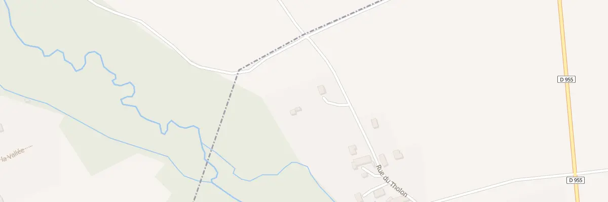 Plan du 27 Rue du Tholon à Senan