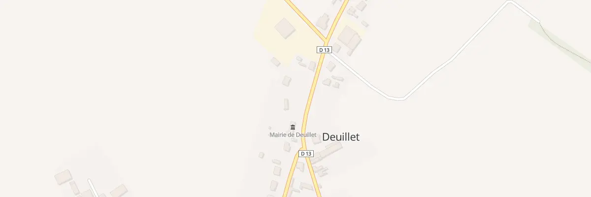 Plan du 10 Rte d’Andelain à Deuillet