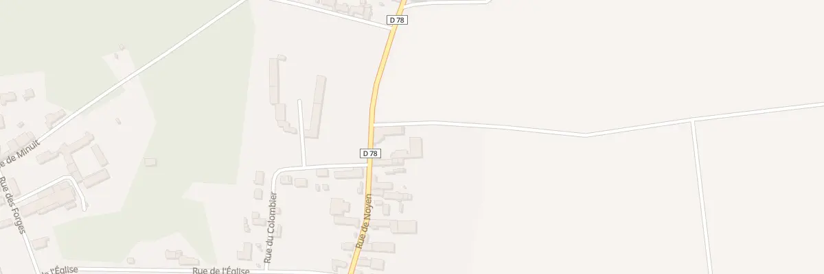 Plan du 20 Rue de Noyen à Villuis