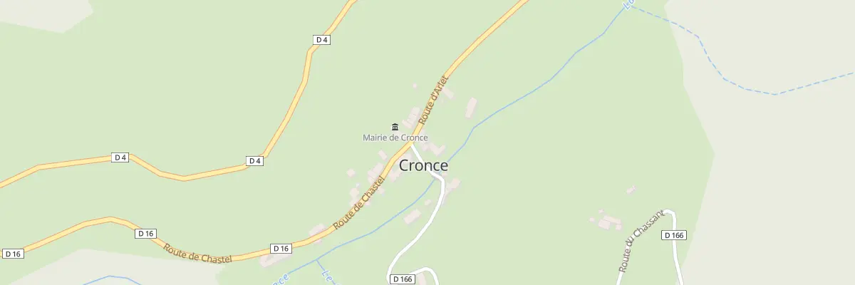Plan du 5010 Le Bourg à Cronce