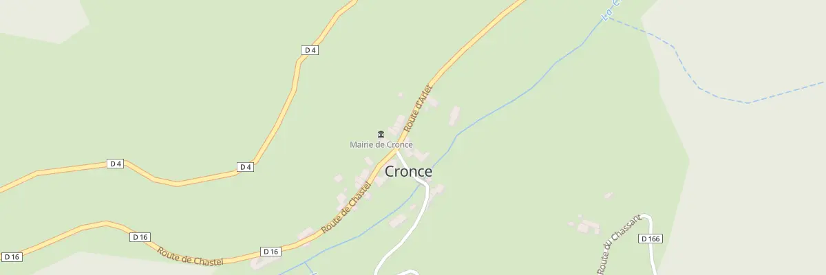 Plan du 5011 Le Bourg à Cronce