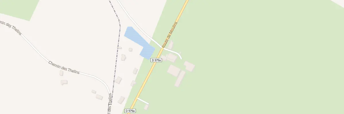 Plan du 5 Rte de Moulins à Gennetines