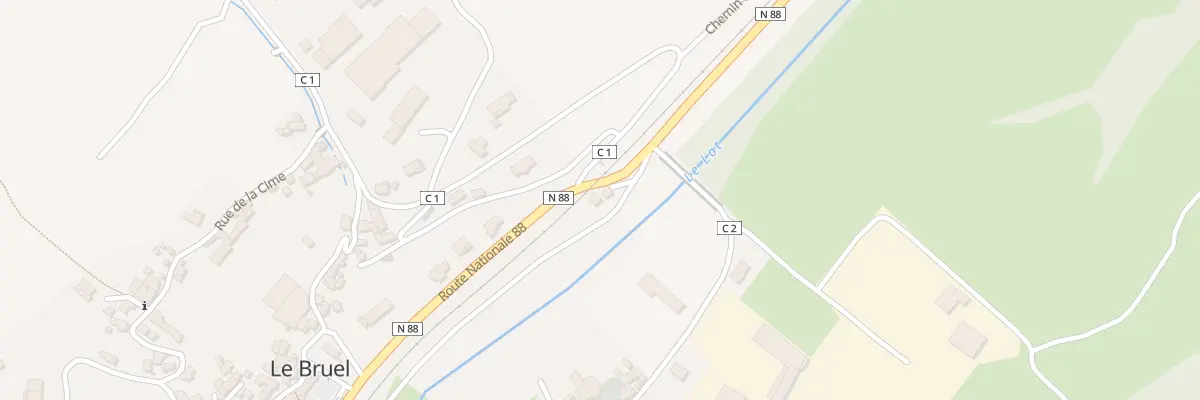 Plan du 5001 Rte Nationale 88 à Esclanèdes