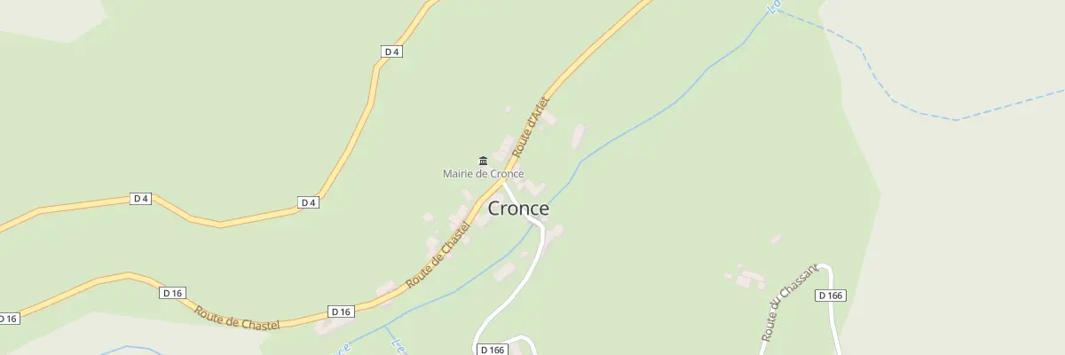 Plan du 5009 Le Bourg à Cronce