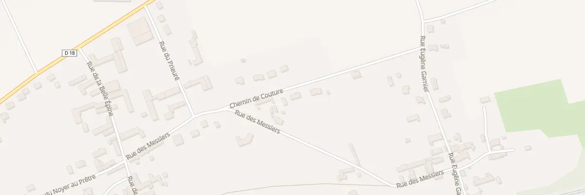 Plan du 2 Che de la Couture à Hermé