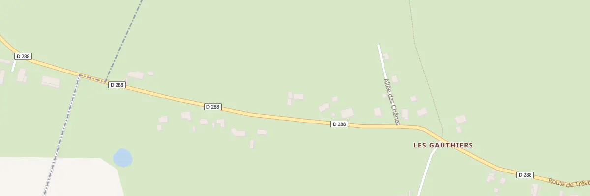 Plan du 22 Rte de Trevol à Gennetines