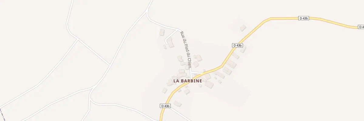 Plan du 5372 La Barbine à Luzillat