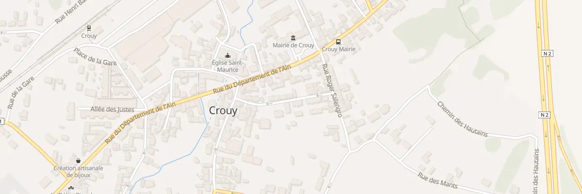 Plan du 5T Rue Victor Hugo à Crouy