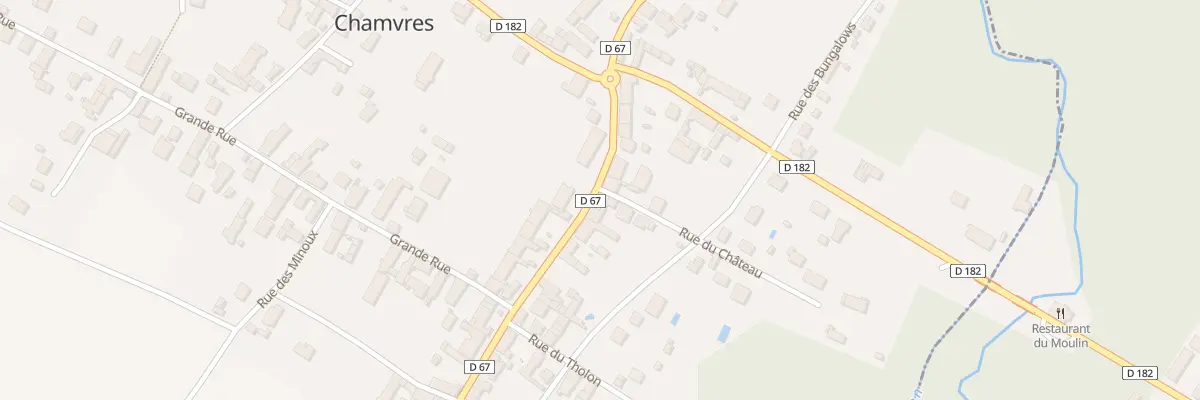 Plan du 9 Rue de Champvallon à Chamvres