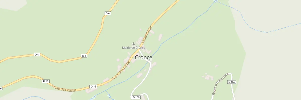 Plan du 5008 Le Bourg à Cronce