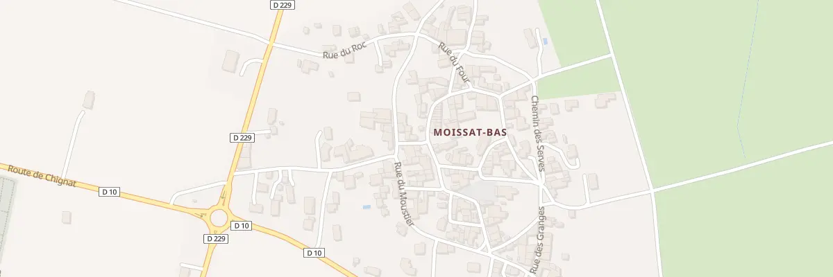 Plan du 5241 Rue de l’Ancienne Cure à Moissat