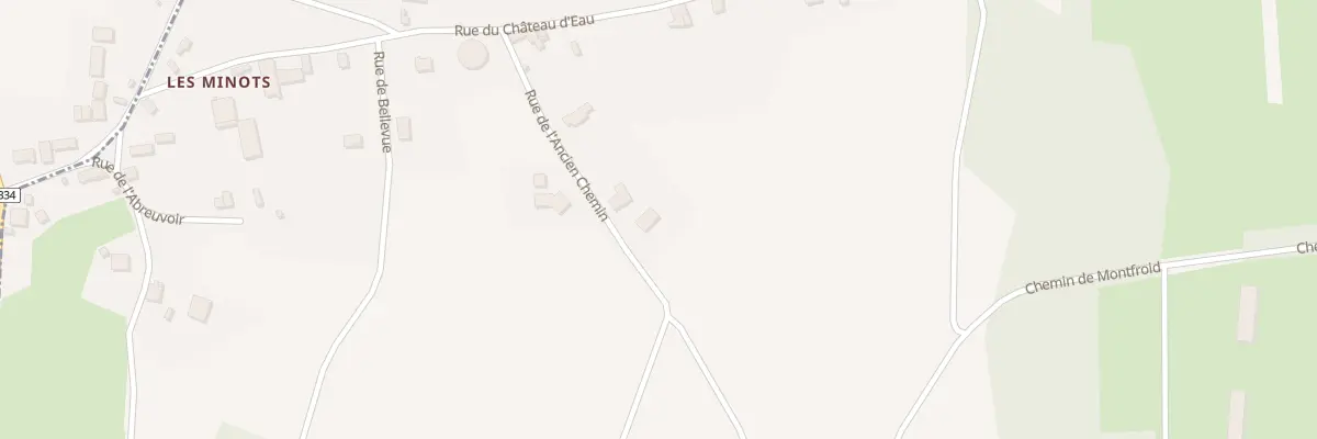 Plan du 5496 Les Minots à Luzillat