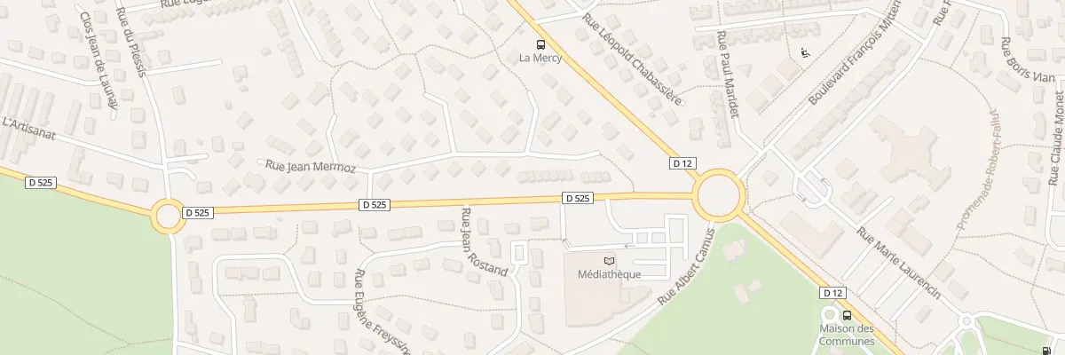 Plan du 30 Rue Jean Mermoz à Yzeure