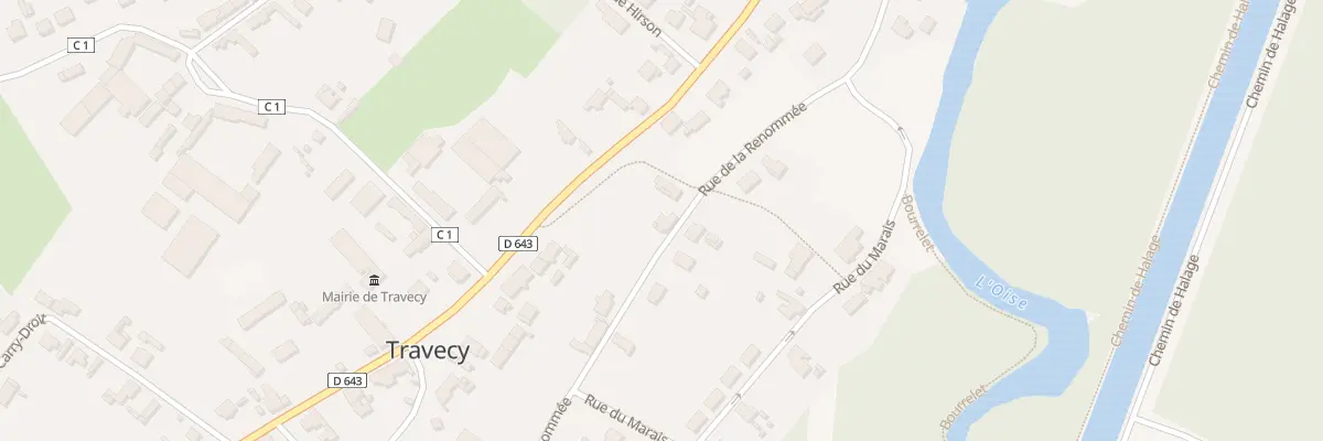 Plan du 8 Rue de la Renommée à Travecy