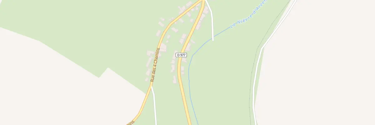 Plan du 20 Rte de Clamecy à Giry